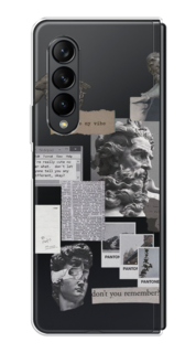 Чехол на Samsung Galaxy Z Fold 3 "Коллаж греческие скульптуры" Case Place