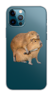 Чехол на Apple iPhone 12/12 Pro "Капибара с ножом" Case Place