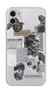 Чехол на Apple iPhone 11 "Коллаж греческие скульптуры" Case Place