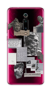 Чехол на Xiaomi Redmi K20/K20 Pro/Xiaomi Mi 9T/9T Pro "Коллаж греческие скульптуры" Case Place