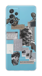 Чехол на Samsung Galaxy A52/A52s "Коллаж греческие скульптуры" Case Place