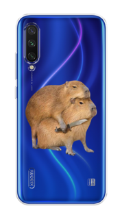 Чехол на Xiaomi Mi CC9E/Mi A3 "Капибара с ножом" Case Place