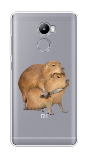 Чехол на Xiaomi Redmi 4 "Капибара с ножом" Case Place