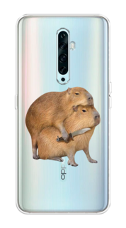 Чехол на Oppo Reno 2Z "Капибара с ножом" Case Place