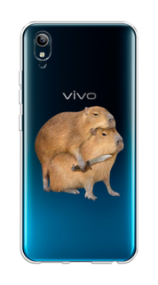 Чехол на Vivo Y91c/Y1s "Капибара с ножом" Case Place