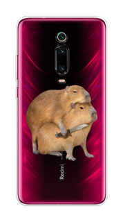 Чехол на Xiaomi Redmi K20/K20 Pro/Xiaomi Mi 9T/9T Pro "Капибара с ножом" Case Place