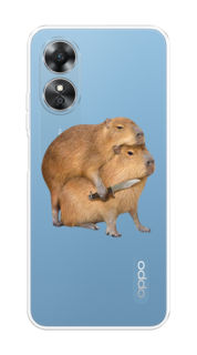 Чехол на Oppo A17 "Капибара с ножом" Case Place