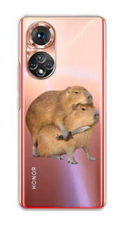 Чехол на Huawei Honor 50/Nova 9 "Капибара с ножом" Case Place