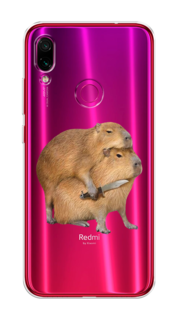 Чехол на Xiaomi Redmi Note 7 "Капибара с ножом" Case Place