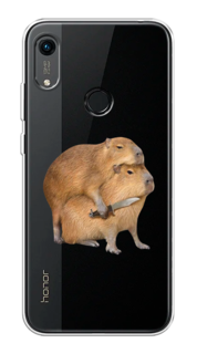Чехол на Huawei Y6 2019/Y6s/Honor 8A "Капибара с ножом" Case Place