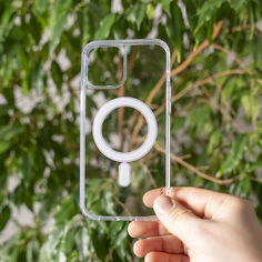 Чехол Gel Pro Magsafe для Apple iPhone 12 Pro Max, прозрачный, картон, Deppa