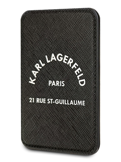 Магнитный картхолдер Karl Lagerfeld с функцией подставки RSG logo Black