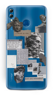 Чехол на Honor 8X "Коллаж греческие скульптуры" Case Place