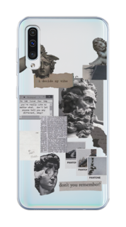 Чехол на Samsung Galaxy A50/A30S "Коллаж греческие скульптуры" Case Place