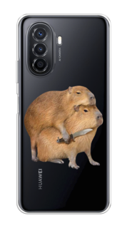 Чехол на Huawei Nova Y70 "Капибара с ножом" Case Place