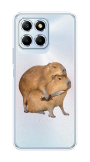 Чехол на Huawei Honor X6/X6s "Капибара с ножом" Case Place