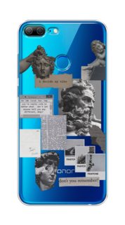 Чехол на Honor 9 Lite "Коллаж греческие скульптуры" Case Place