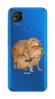 Чехол на Xiaomi Redmi 9C "Капибара с ножом" Case Place