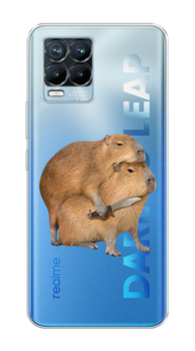 Чехол на Oppo Realme 8/8 Pro "Капибара с ножом" Case Place