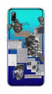Чехол на Honor 10 Lite/Huawei P Smart 2019 "Коллаж греческие скульптуры" Case Place