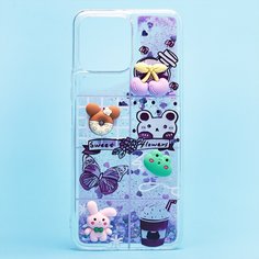 Чехол Huawei Honor X8 (TFY-LX1) силиконовый 3D игрушки <фиолетовый> Promise Mobile