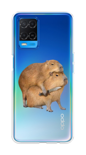 Чехол на Oppo A54 "Капибара с ножом" Case Place