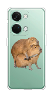 Чехол на OnePlus Nord 3 "Капибара с ножом" Case Place