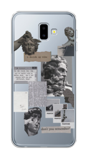 Чехол на Samsung Galaxy J6 Plus 2018 "Коллаж греческие скульптуры" Case Place