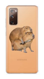 Чехол на Samsung Galaxy S20 FE "Капибара с ножом" Case Place