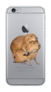 Чехол на Apple iPhone 6/6S "Капибара с ножом" Case Place