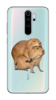 Чехол на Xiaomi Redmi Note 8 Pro "Капибара с ножом" Case Place