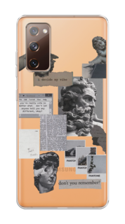 Чехол на Samsung Galaxy S20 FE "Коллаж греческие скульптуры" Case Place