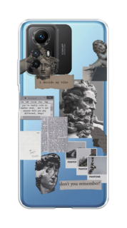 Чехол на Xiaomi Redmi Note 12S "Коллаж греческие скульптуры" Case Place