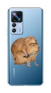 Чехол на Xiaomi 12T "Капибара с ножом" Case Place