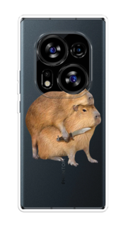 Чехол на Tecno Phantom X2/X2 Pro "Капибара с ножом" Case Place