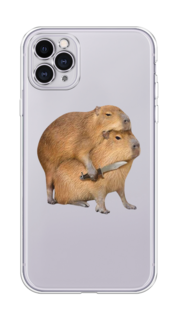 Чехол на Apple iPhone 11 Pro Max "Капибара с ножом" Case Place