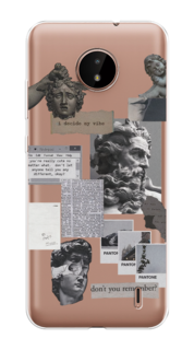 Чехол на Nokia C10/C20 "Коллаж греческие скульптуры" Case Place
