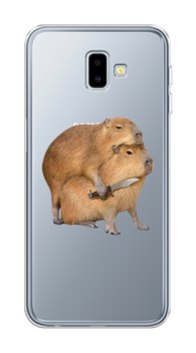 Чехол на Samsung Galaxy J6 Plus 2018 "Капибара с ножом" Case Place