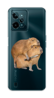 Чехол на Realme C31 "Капибара с ножом" Case Place