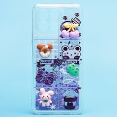 Чехол Huawei Honor X6 (VNE-LX1) силиконовый 3D игрушки <фиолетовый> Promise Mobile