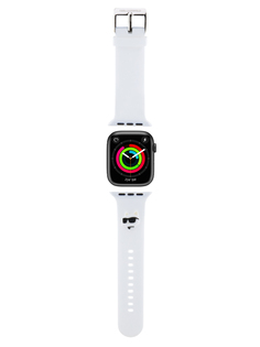 Ремешок Karl Lagerfeld для Apple Watch 41 / 40 / 38 mm NFT Choupette head, белый