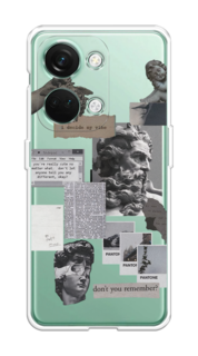Чехол на OnePlus Nord 3 "Коллаж греческие скульптуры" Case Place