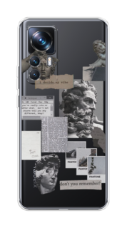 Чехол на Xiaomi 12T Pro "Коллаж греческие скульптуры" Case Place