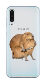 Чехол на Samsung Galaxy A50/A30S "Капибара с ножом" Case Place