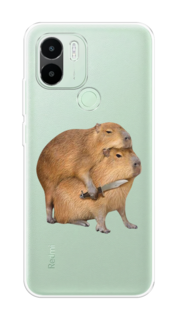 Чехол на Xiaomi Redmi A1+/Redmi A2+/Poco C51/C50 "Капибара с ножом" Case Place