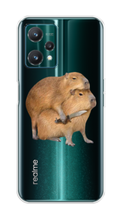 Чехол на Realme 9 Pro "Капибара с ножом" Case Place