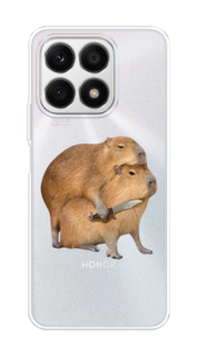 Чехол на Honor X8A "Капибара с ножом" Case Place