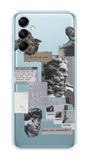 Чехол на Samsung Galaxy M14 5G "Коллаж греческие скульптуры" Case Place