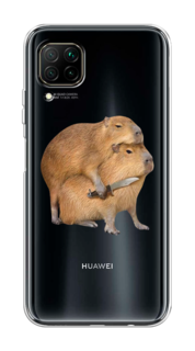 Чехол на Huawei P40 Lite/Nova 6 SE/Nova 7i "Капибара с ножом" Case Place