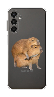Чехол на Samsung Galaxy A24 "Капибара с ножом" Case Place